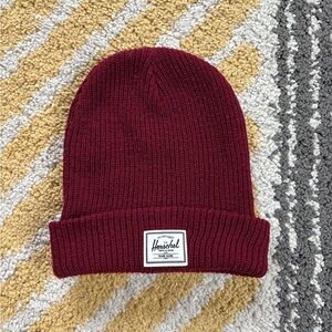 Herschel Supply Co - Red Knit Beanie Hat